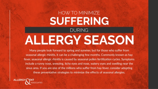 How to Minimize Suffering During Allergy Season