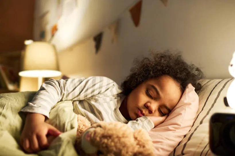 Child in deep sleep